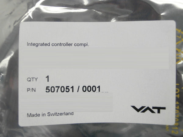 VAT 507051 Vacuum Valve Integrated Controller COMPL New Surplus ...