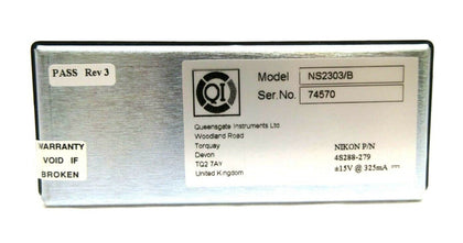 QI Queensgate Instruments NS2303/B Position Sensor Nikon 4S288-279 NSR Working