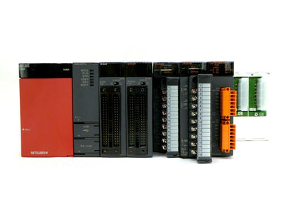 Mitsubishi MELSEC-Q PLC Control Assembly Q02HCPU Q63P QX42 QY42P Q64AD Q62DAN