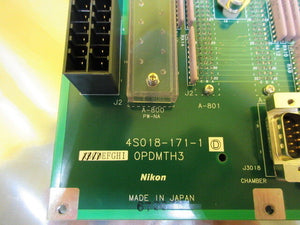 Nikon 4S018-171-1D Backplane Interface Board PCB OPDMTH3 NSR-S202A System Used