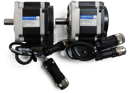 Sanyo Denki R2AA08020FXHHKM AC Servo Motor Reseller Lot of 2 Working Surplus
