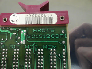 Digital Electronics 5013128DP1 32k 18 Bit MOS MEM PCB Card M8044 Used Working