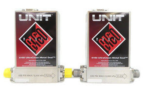 UNIT Instruments UFC-8160 Mass Flow Controller MFC Lot of 2 Mattson 37100594 New
