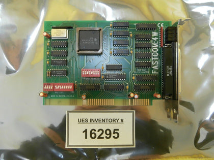 Commtech FASTCOM:4W Four Port RS-232 Adapter PCB Card Used Working
