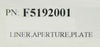 Varian Ion Implant Systems F5192001 Liner Aperture Plate Reseller Lot of 3 New