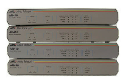 Allied Telesis AT-AR410-10 Branch Office Router AR410 Reseller Lot of 4 Surplus
