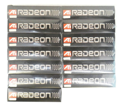 ATI Technologies 100-430290 Radeon 7000 VGA PCI 32 MB DDR Reseller Lot of 13 New