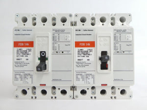 Cutler-Hammer FDB 14k FD 35k 3-Pole Circuit Breaker Lot of 4 Working Spare