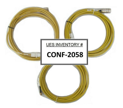 Verteq 1073995-18 RF Triaxial Cable SCP 300D0056 Reseller Lot of 3 Working