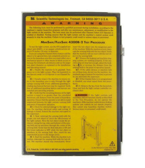 Sti 43268-0280 Light Curtain Controller MiniSafe-B 4300B-2 MS4328B-2 Working