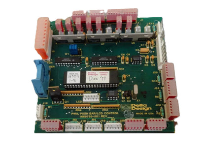 Delta Design 1669755-501 Push Bar/LCD Control PCB Working Surplus