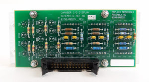 AMAT Applied Materials 0100-00525 Chamber I/O Display Panel 0130-00525 Working