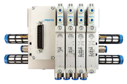 Festo VTUG-14-MSDR-B1T-25V20-Q8-U-Q8S-4J+TV Valve Terminal Working Surplus