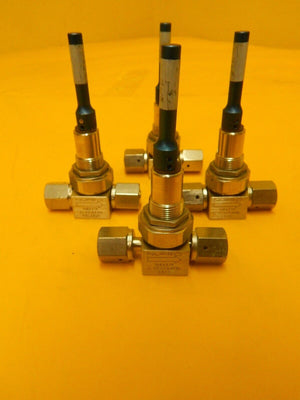 Swagelok 6LV-DAFR4-P-BL-6820 Manual Diaphragm Valve Reseller Lot of 4 Used