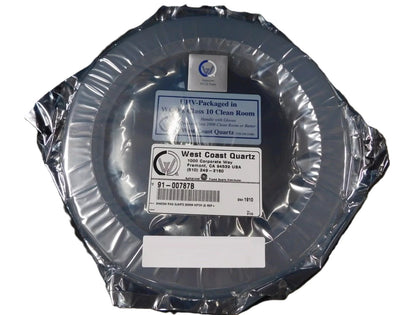 West Coast Quartz 91-00787B 200mm Quartz Shadow Ring 8" Notch MXP + New Surplus