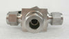Swagelok SS-44XS6-PT-UC-1466 3-Way Ball Valve Reseller Lot of 2 New Surplus