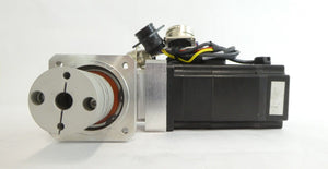 Sanyo Denki P50B07040HCS00M AC Servo Motor w/Gear WPLE60/70-12 Working Surplus