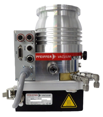 HiPace 300 Pfeiffer PM P05 306 Turbomolecular Pump TC 400 w/Mount Tested Working