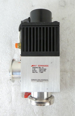 Edwards C41417000 Turbo Pump Pneumatic Vacuum Valve PV40PKA Lot of 2 Working