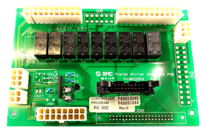 SMC P49822053 Thermo Chiller Interlock Display Panel PCB Working Surplus