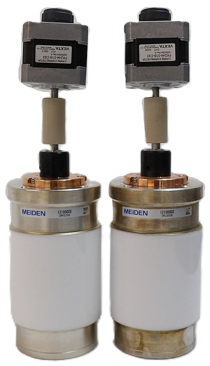 Meiden 12100003 Variable Vacuum Capacitor Lot of 2 Working