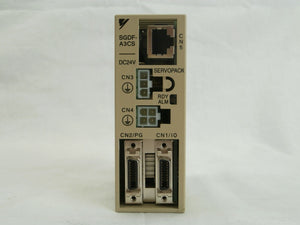Yaskawa SGDF-A3CS Servo Drive SERVOPACK Reseller Lot of 2 Shinko VHT5-1-1 Used