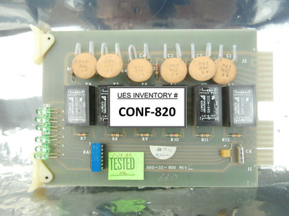 KDF Electronic 880-32-000 Relay Board PCB Card 880-32-101 MRC 634 Used Working