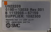 SMC US22209 8-Port Pneumatic Manifold EX160-SDN1A Lot of 4 0190-13033 Working