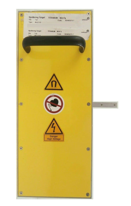 Umicore BD483075-T TITANIUM 99.9% Sputtering Target AKQ515 Balzers BK205602-T