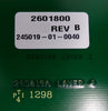 Semitool 245019-01 Interface Backplane PCB 2601800 Spare Surplus