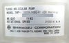 Shimadzu TMP-3203LMEC-K1 Turbomolecular Pump Turbo Tested Working