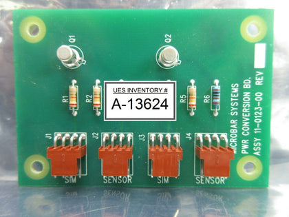 Microbar Systems 11-0123-00 Power Conversion Board PCB Used Working