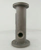 Edwards C5163 Straight Nipple Vacuum Adapter Tee ISO80 to ISO100 10.5" Working