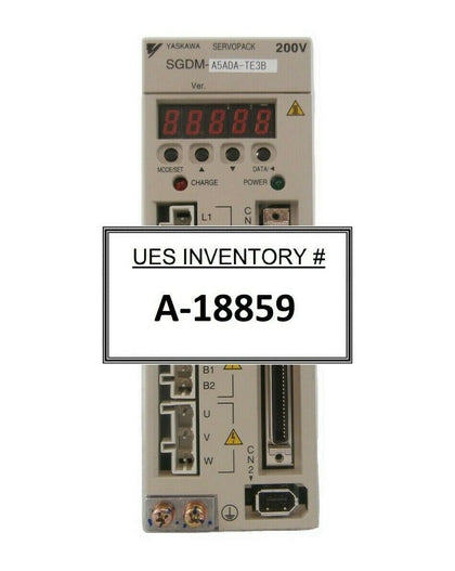 Yaskawa Electric SGDM-A5ADA-TE3B Servo Driver SERVOPACK TEL Lithius Working