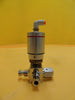 Qualiflow 2x10-9atm.cm3/Sec 4-Way Pneumatic Valve F HF Series Lot of 2 Used Work