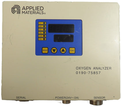 AMAT Applied Materials 0190-75857 Oxygen Analyzer Module Working Surplus