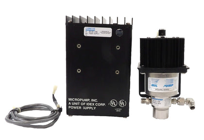 IDEX Micropump 83139-1296 Mag Drive Pump HGA030-0024 with Power Supply Working