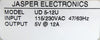 Jasper Electronics UD 5-12U Power Supply Working Surplus