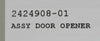 ASM Advanced Semiconductor Materials 2424908-01 Door Opener Assembly New Surplus