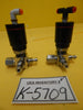 Qualiflow 2x10-9atm.cm3/Sec 3-Way Pneumatic Valve Reseller Lot of 2 Used Working