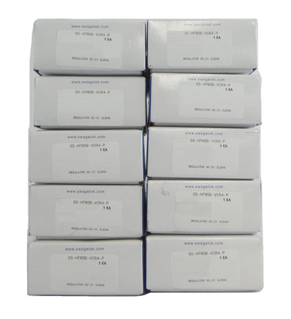 Swagelok SS-HFM3B-VCR4-P Pneumatic Diaphragm Valve Reseller Lot of 10 New