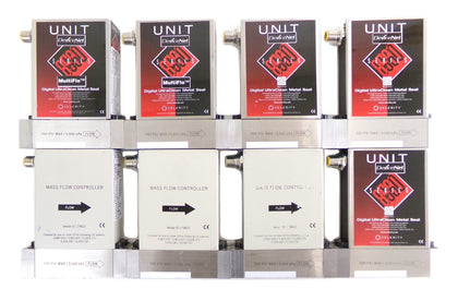 Celerity UNIT UFC-8565C Mass Flow Controller MFC Reseller Lot of 8 Working