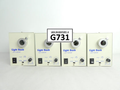 Light Bank LS-F100HSF Light Source Reseller Lot of 4 Used Working