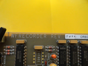 Orbot W29132 WFRECORDER REC_SC9 4000166 PCB Card AMAT WF 736 DUO Used Working