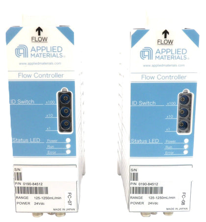AMAT Applied Materials 0190-84512 Flow Controller 125-1250mL Lot of 2 Working