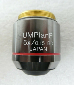 Olympus Microscopy UMPlanFI 5x/0.15 BD ∞/- Microscope Objective Working
