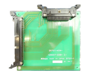 Nikon 2S701-424 Interface Connector PCB STGY-1 2S007-239-1 NRM-3100 Working