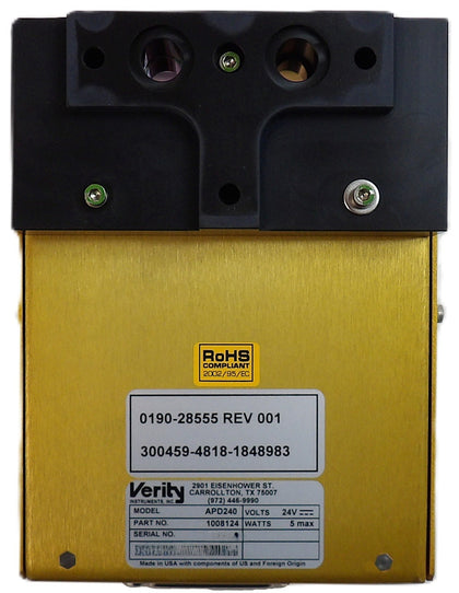 Verity Instruments 1008124 Laser Optical Module APD240 AMAT 0190-28555 Working