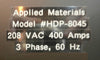 AMAT Applied Materials HDP-8045 AC Power Cabinet Centura Dry Oxide Etcher Spare