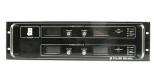 Power Ten D3C-21066/20166 DC Dual Output Power Supply D3 Series Tested Working